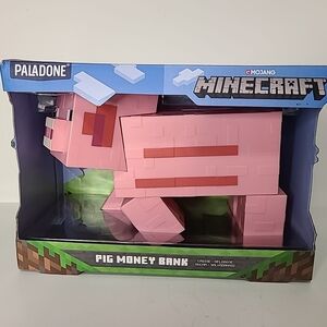NEW Minecraft Pig Money Bank